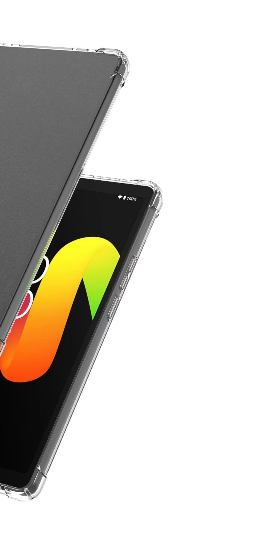 Tcl Tablet Accessories - غطاء شفاف من TPU لجهاز TCL