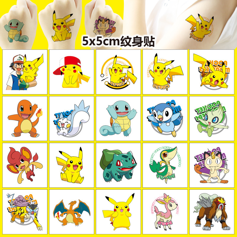 Tablet Cute Accessories - 5*5 سنتيمتر 20 قطعة البوكيمون بيكاتشو