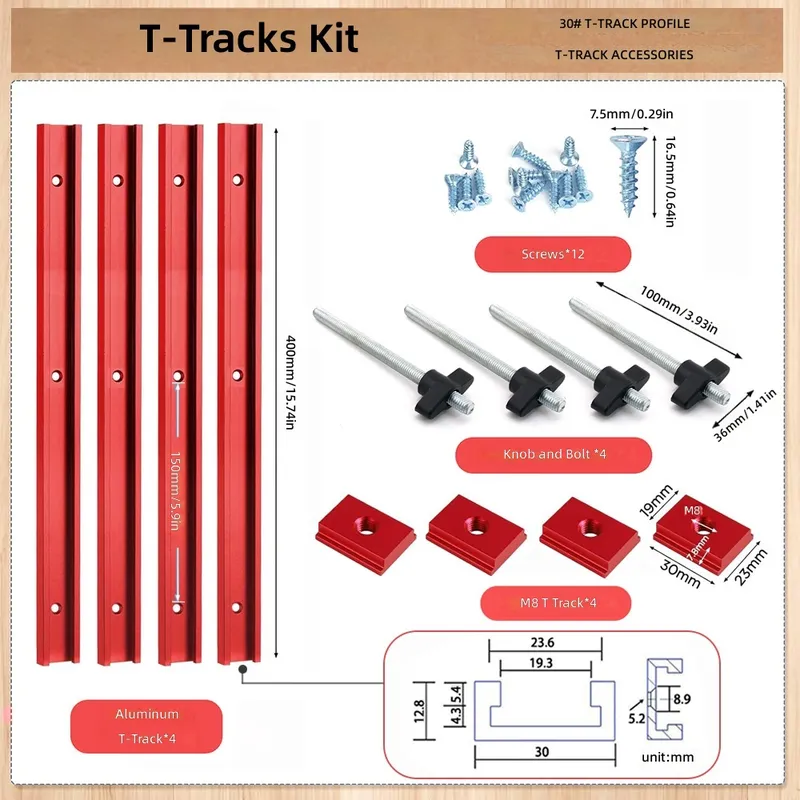 Tablet Accessories Set - مجموعة منزلقات T30 ذات الفتحة على