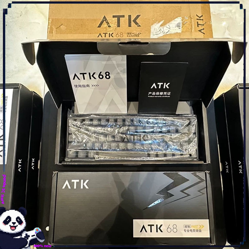 Tablet With Complete Accessories - لوحة مفاتيح مغناطيسية ATK 68، مفتوحة