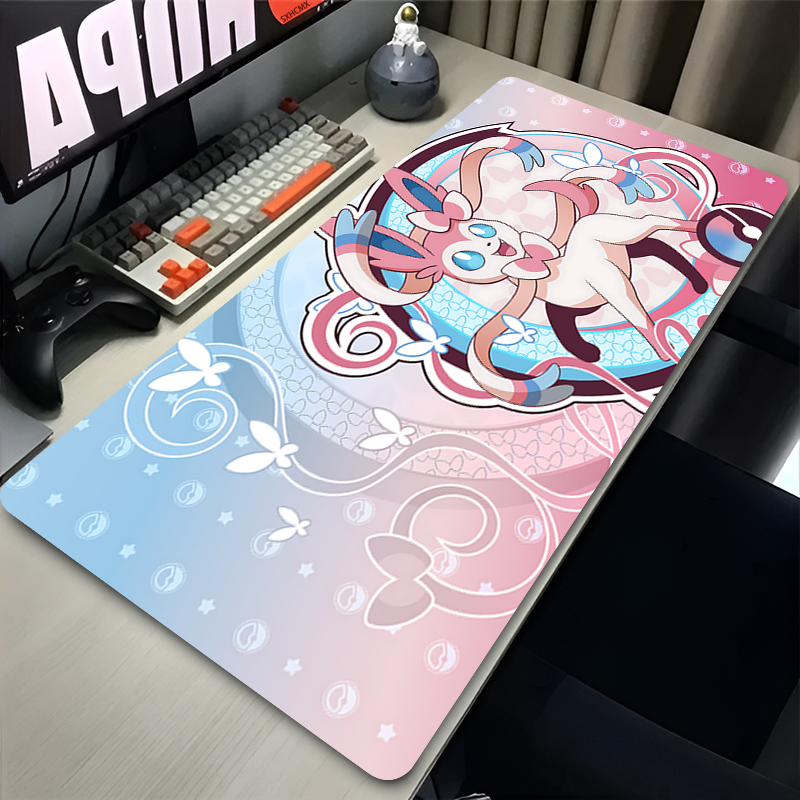 Tablet Cute Accessories - لوحة ماوس كبيرة وردية اللون XXL