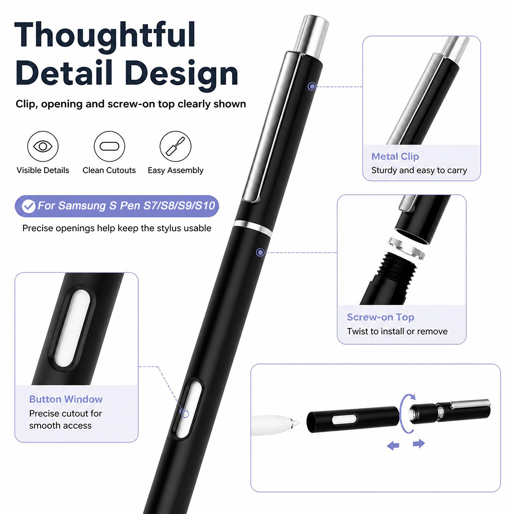 حافظة أقلام جديدة لجهاز سامسون - مراجعة Galaxy Tablet Accessories وسعره