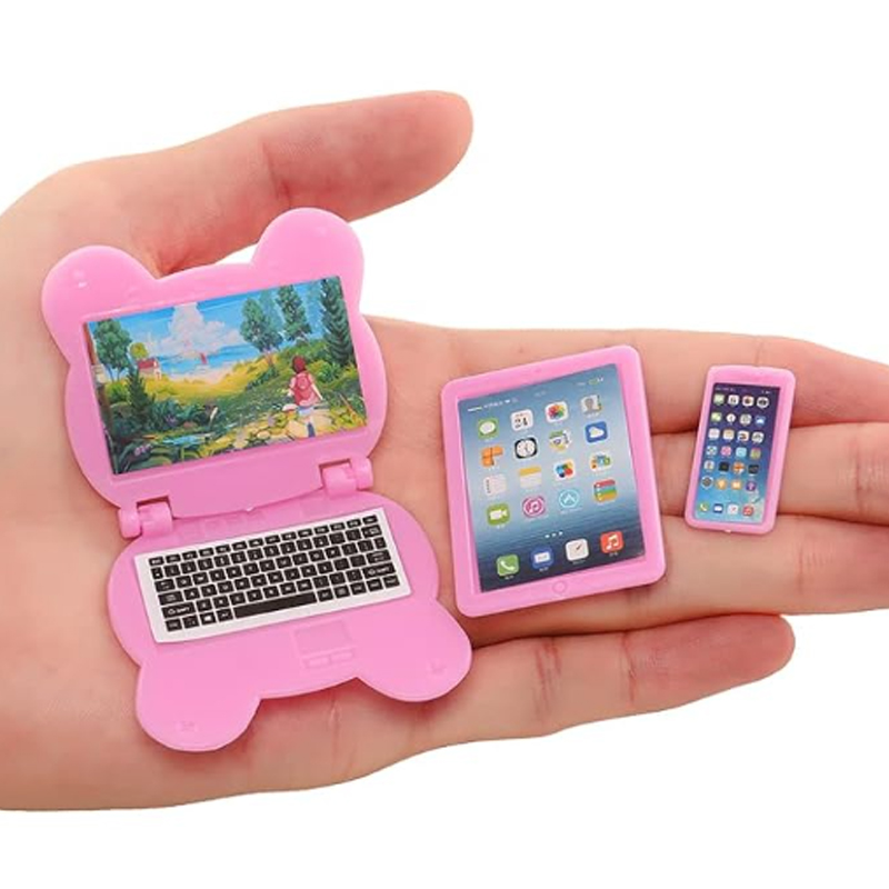 3 قطع من إكسسوارات الدمى المصغ - مراجعة Tablet Accessories Set وسعره