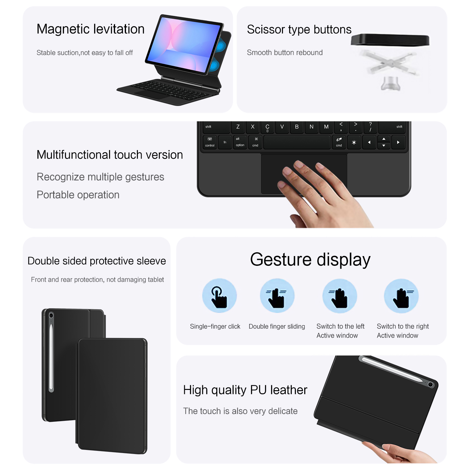 لوحة مفاتيح سحرية لسامسونج جال - مراجعة Galaxy Tablet Accessories وسعره