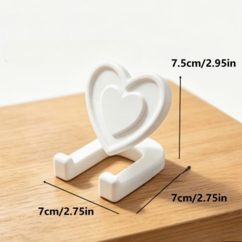 حامل هاتف على شكل قلب رومانسي  - مراجعة Tablet Accessories 3D Print وسعره